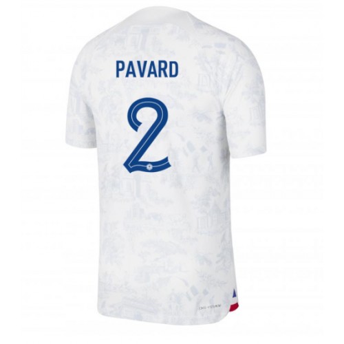 Dres Francuska Benjamin Pavard #2 Gostujuci SP 2022 Kratak Rukav